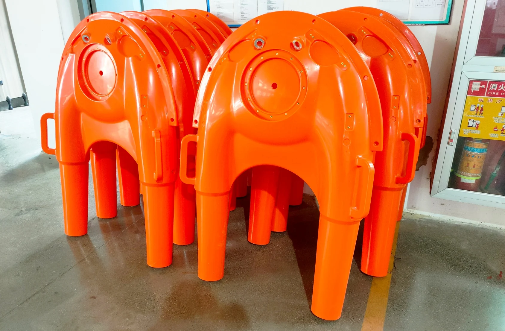 Water rescue equipment housing